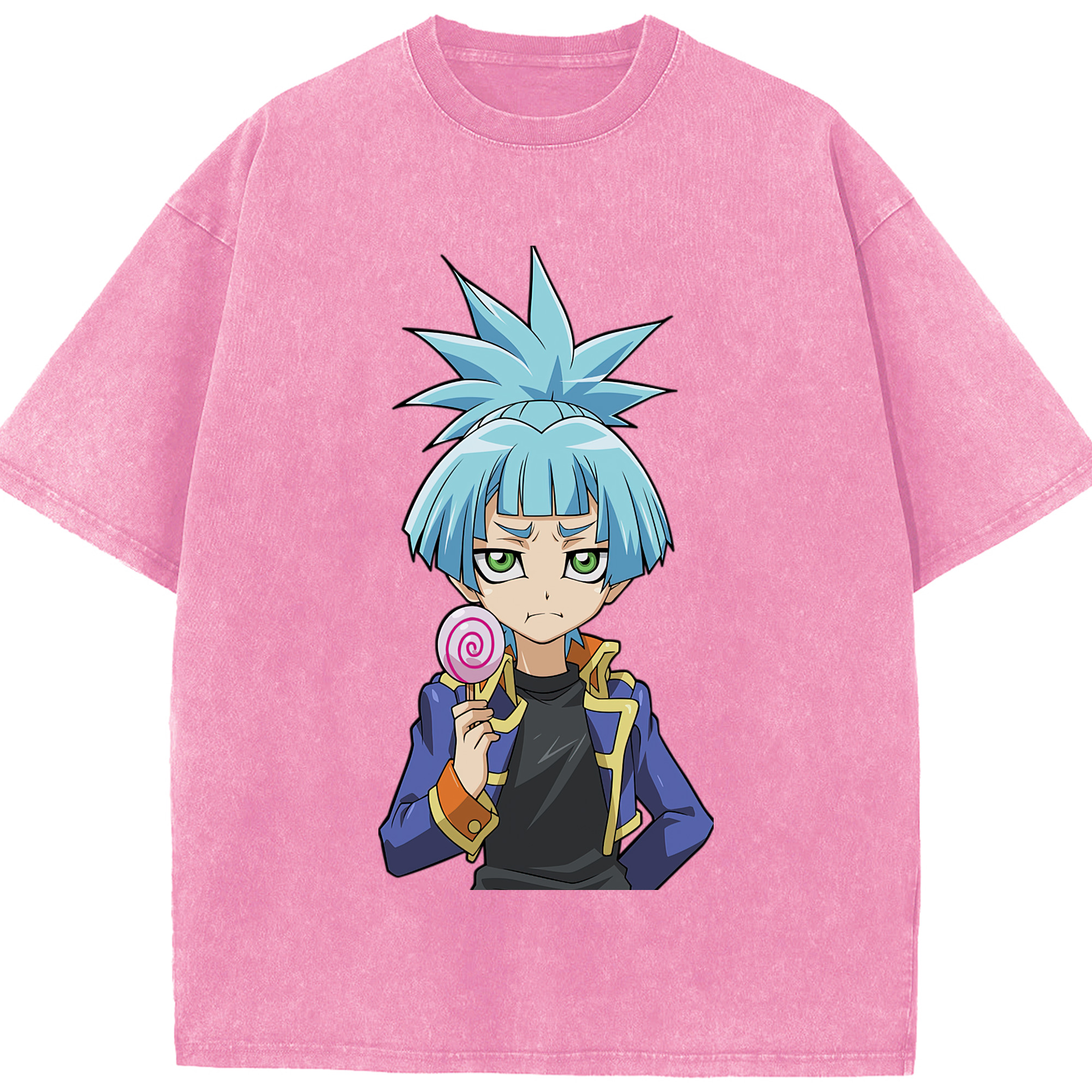 （画像用） 遊☆戯☆王 Yu-Gi-Oh! 綿100% ヴィンテージ風 半袖Tシャツ（フロントプリント）